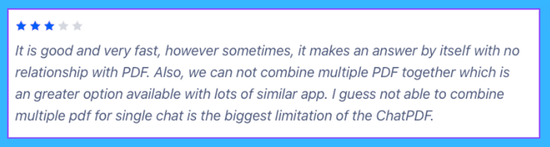 ChatPDF Reviews 