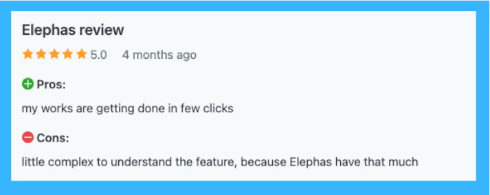 Elephas Reviews 