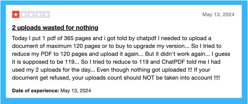 ChatPDF Reviews