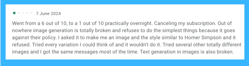 ChatGPT App Customer Reviews 