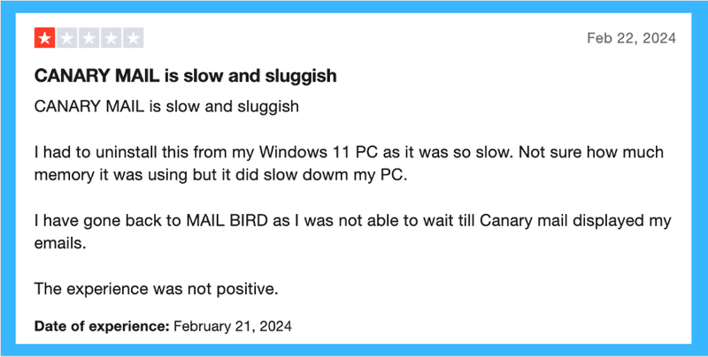 Canary Reviews