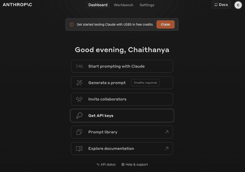 How to Get Claude API Key 