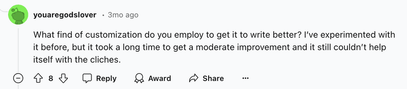 Gemini vs ChatGPT Redditors Opinion