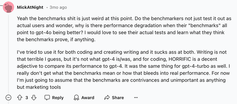 Gemini vs ChatGPT Redditors Opinion
