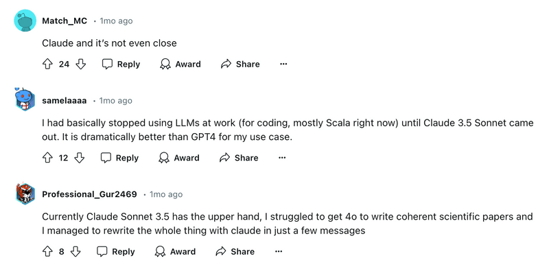 Claude 3.5 Sonnet vs GPT 4o