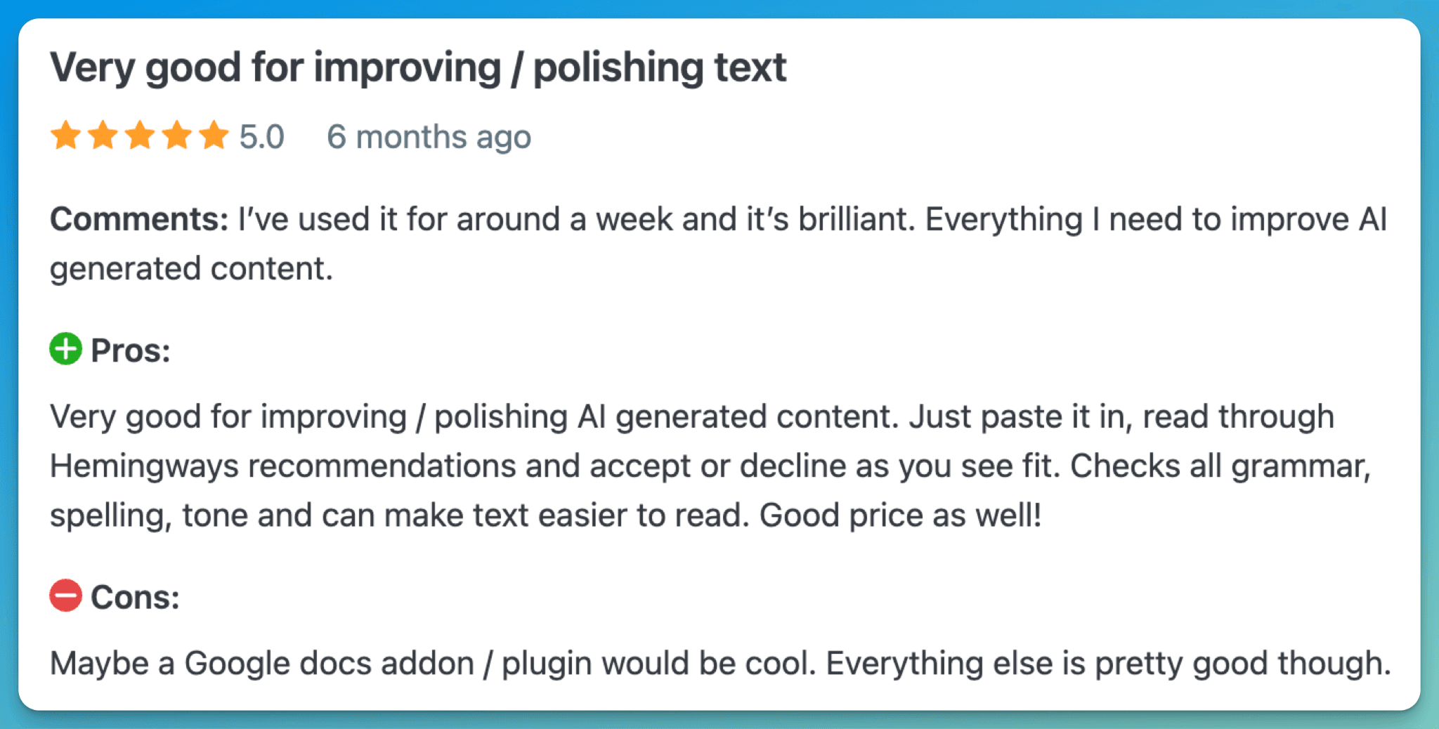 Grammarly Alternatives Customer Reviews 