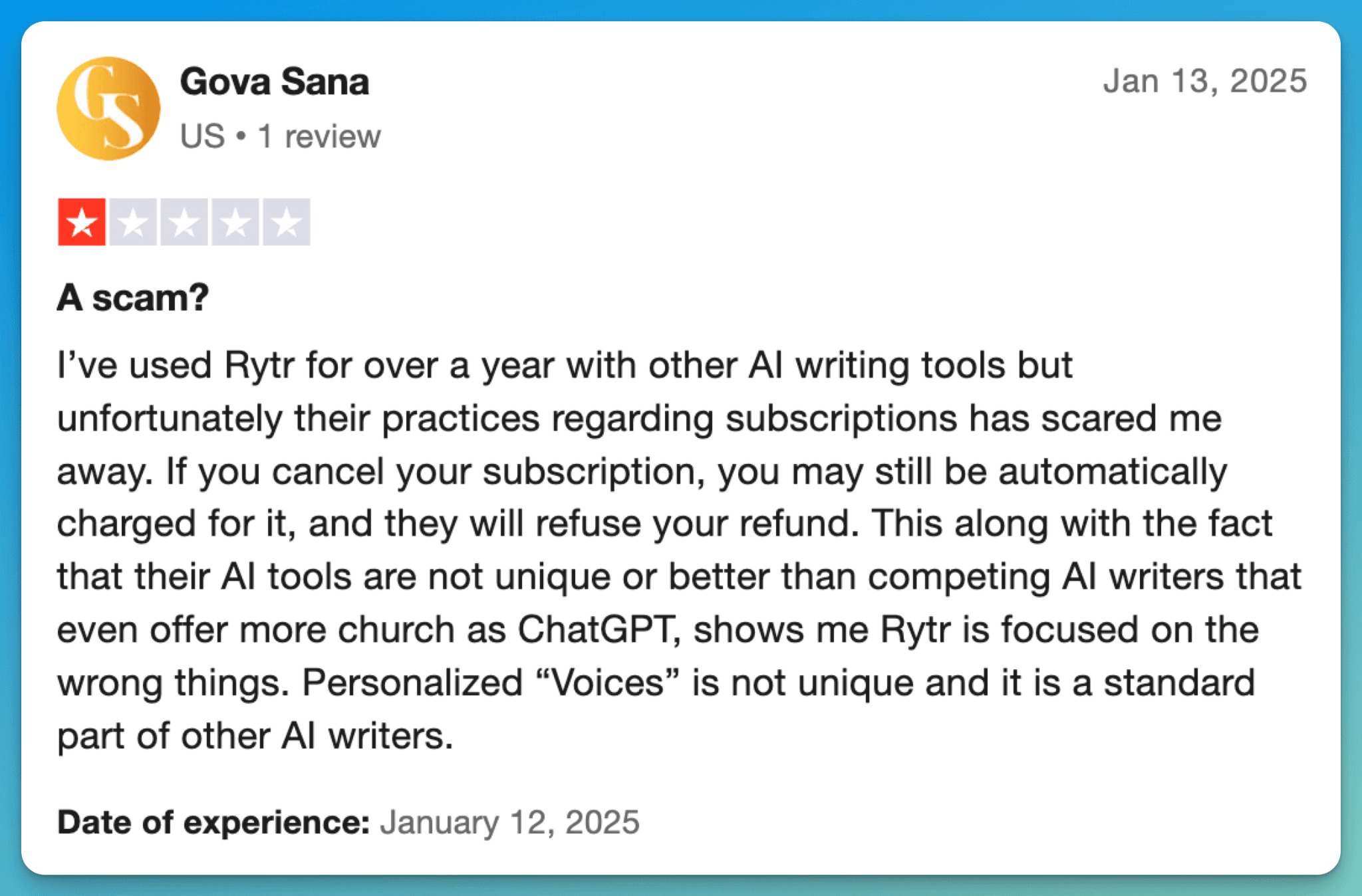 Grammarly Alternatives Customer Reviews 