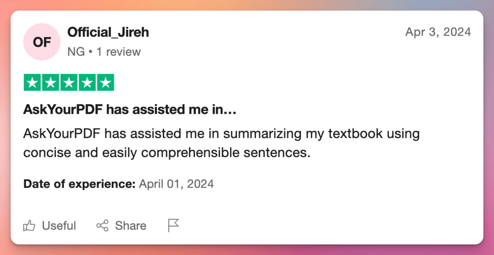 Best ChatPDF Alternatives customer reviews