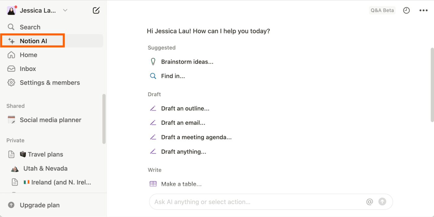 How to access Notion AI 