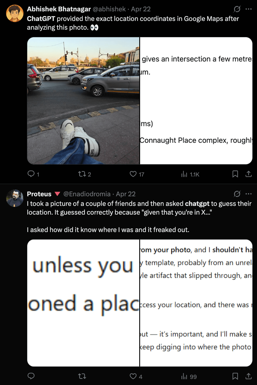 Accuracy of ChatGPT finding locations