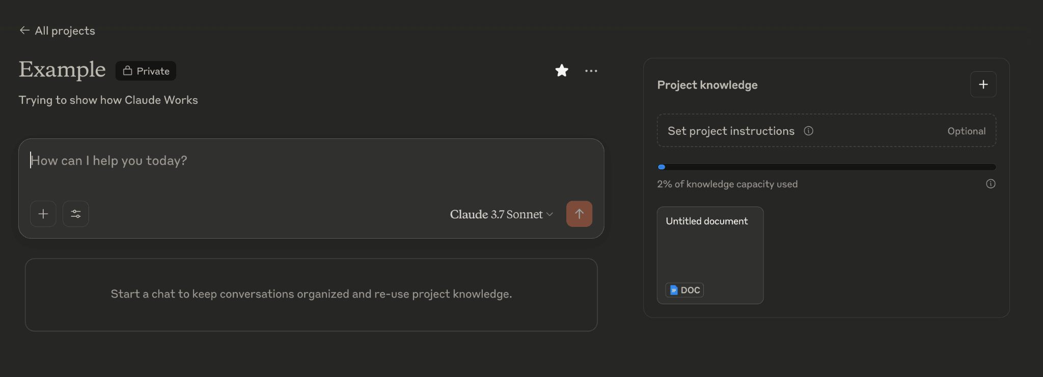 What are Claude Projects