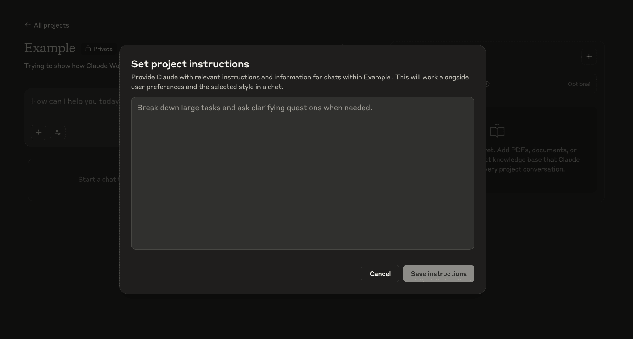 What are Claude Projects