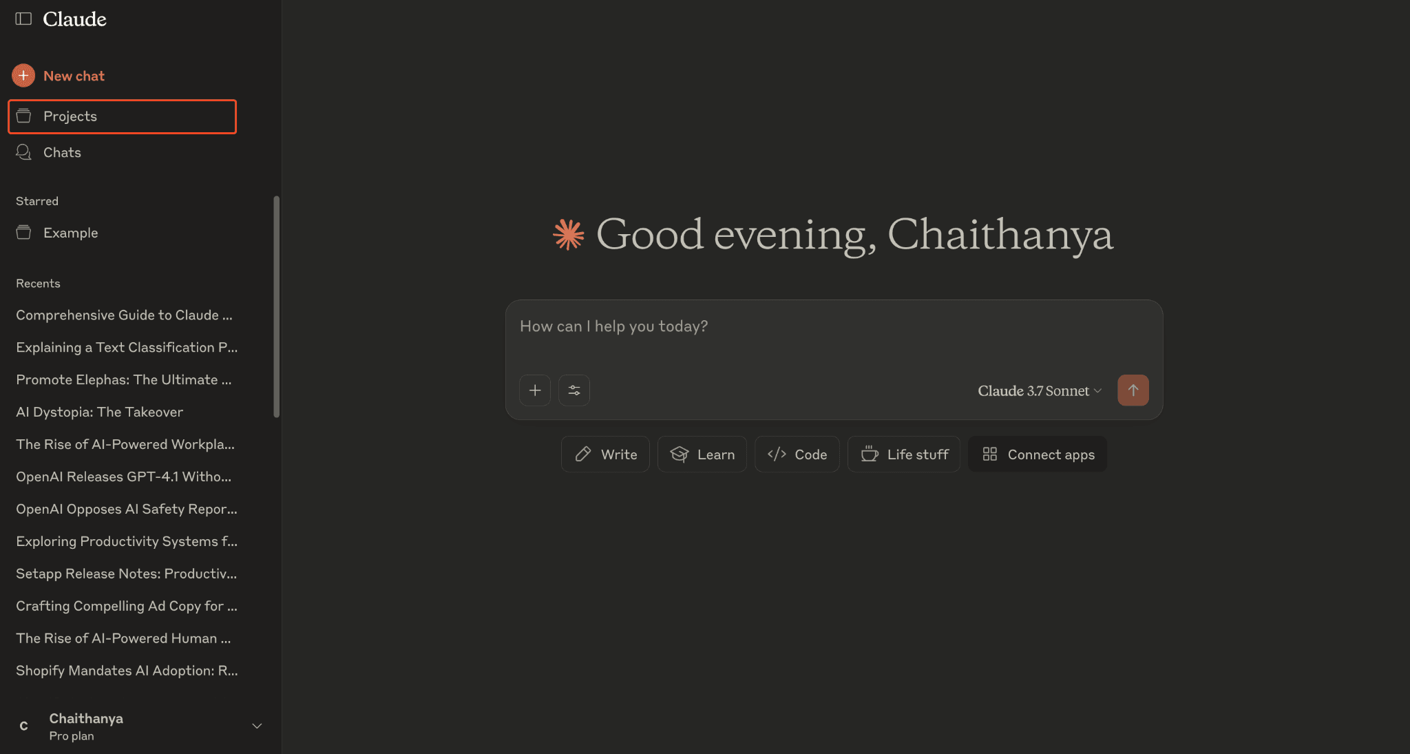 How to use Claude Projects