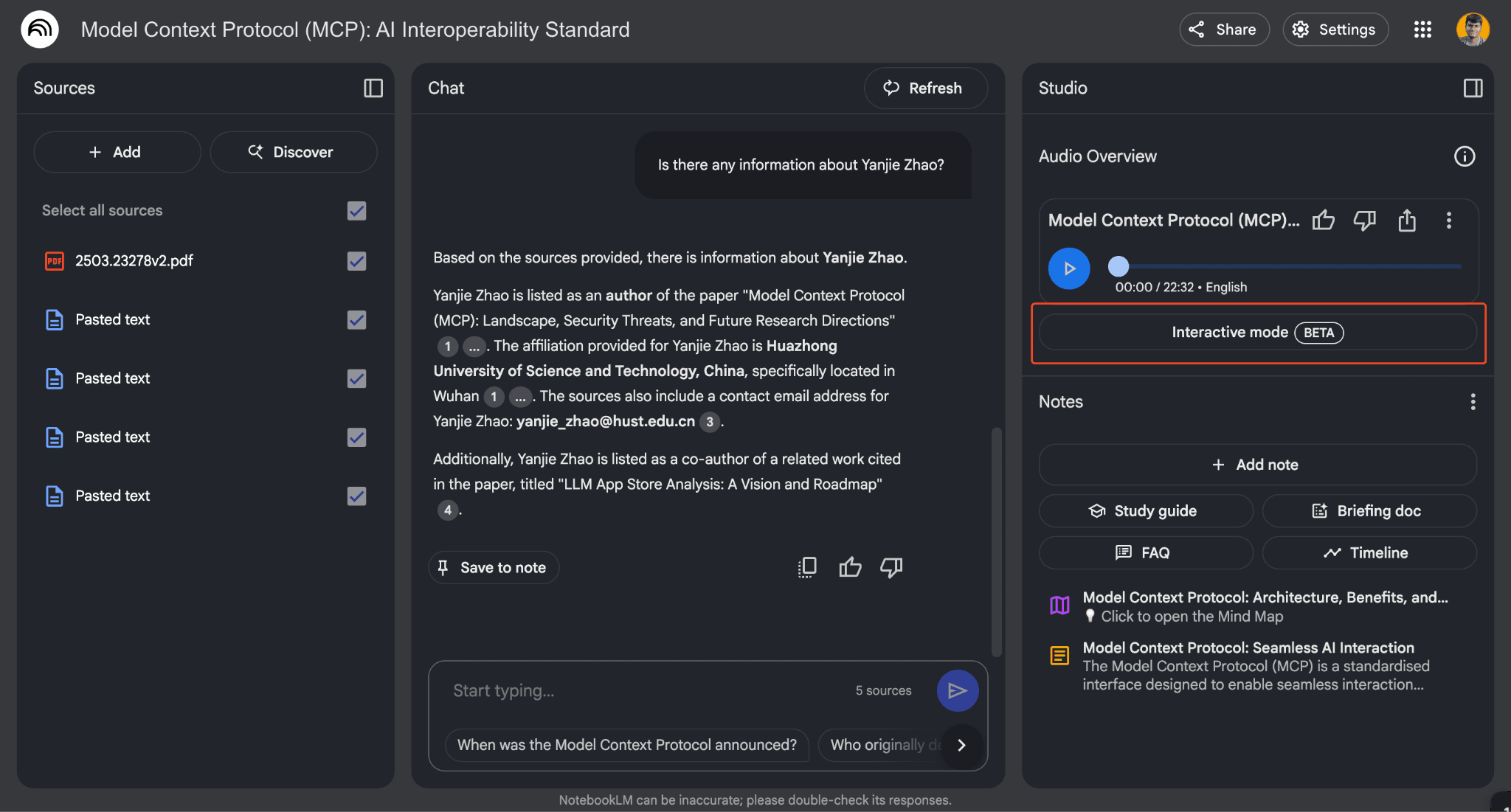 NotebookLM Podcast Creation process 