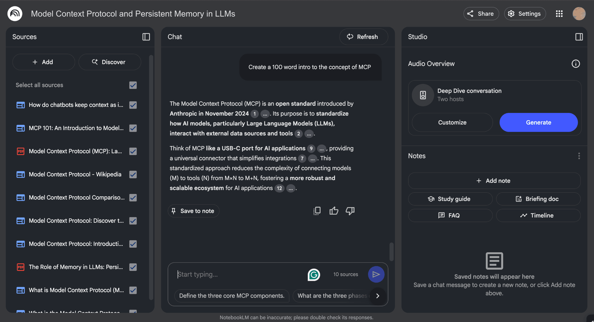 Key Features of NotebookLM