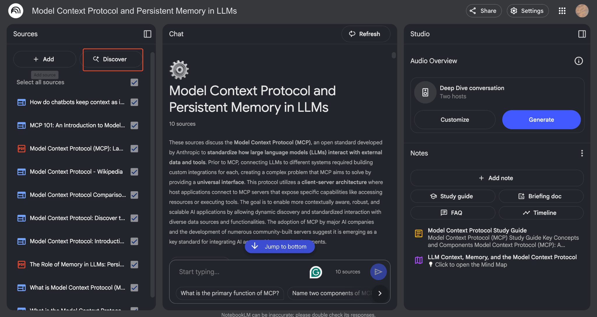 Key Features of NotebookLM