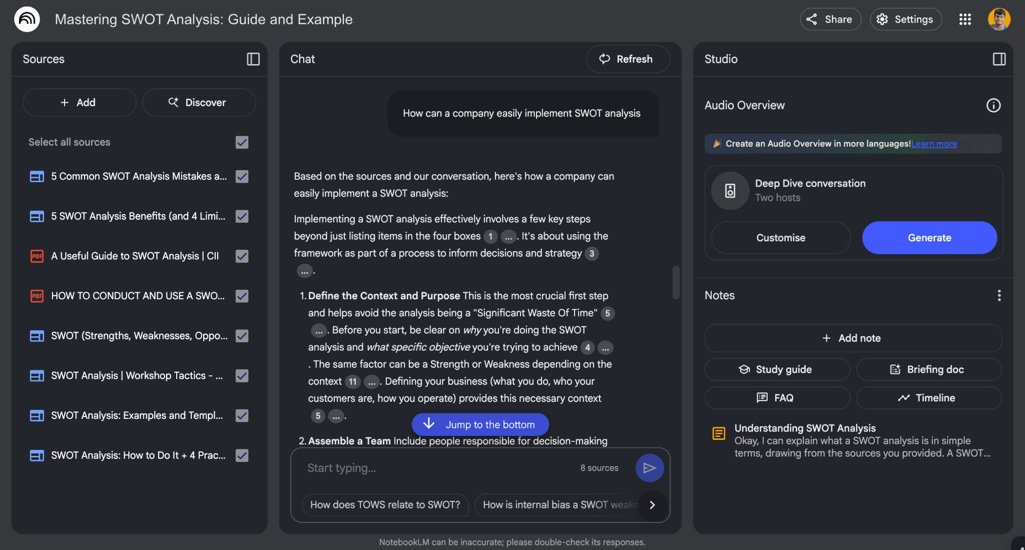 How a casual user can use NotebookLM