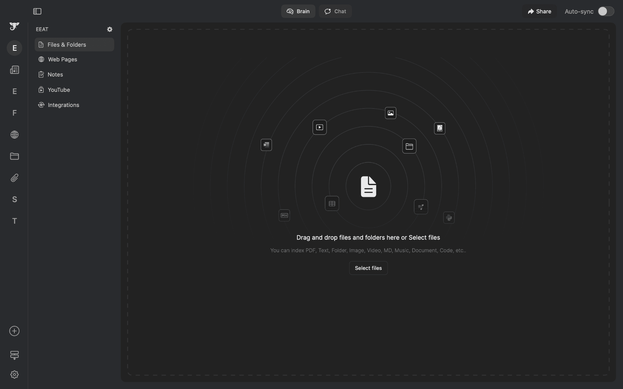 Elephas Super Brain feature