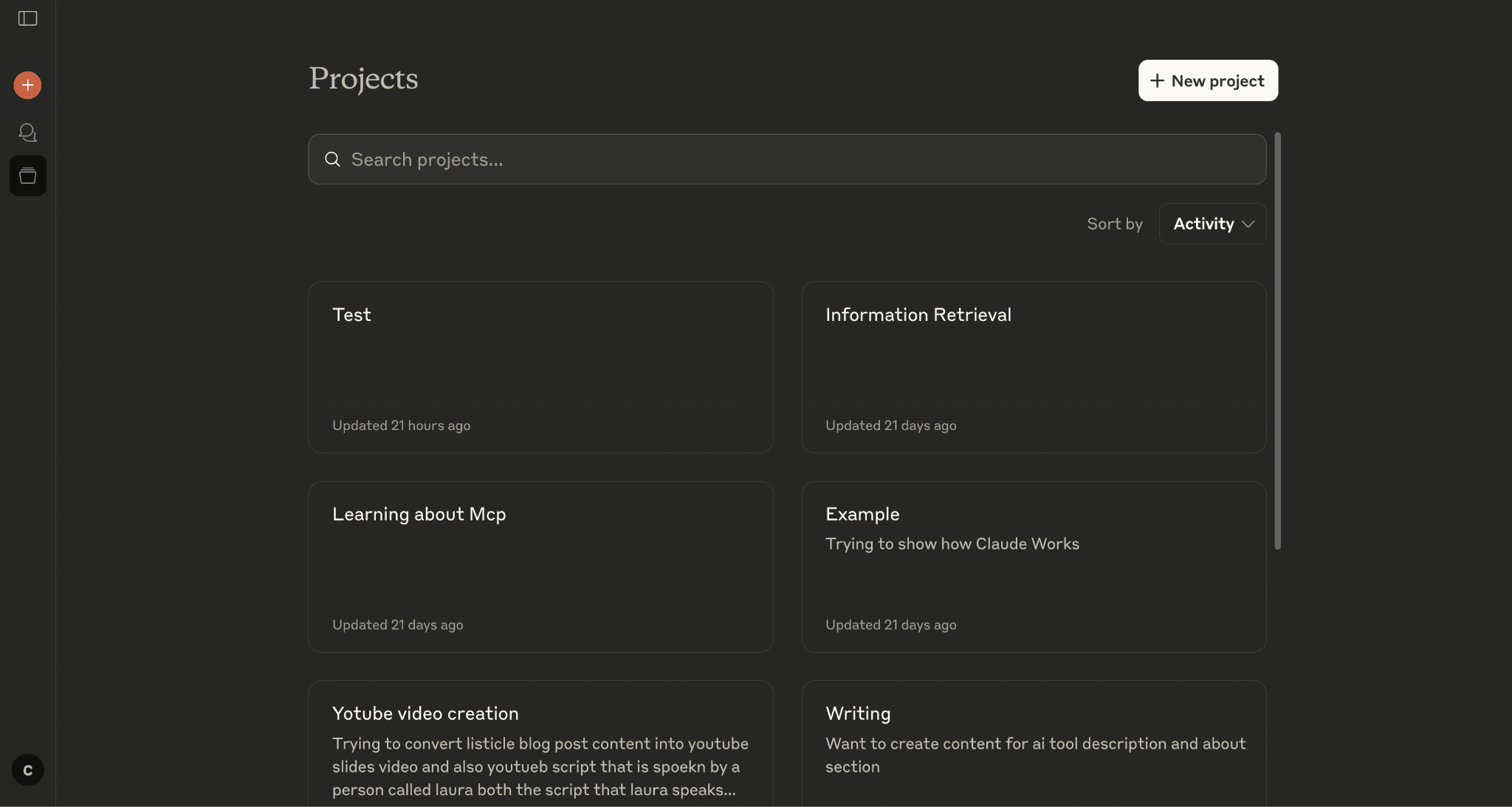 What are Claude Projects?