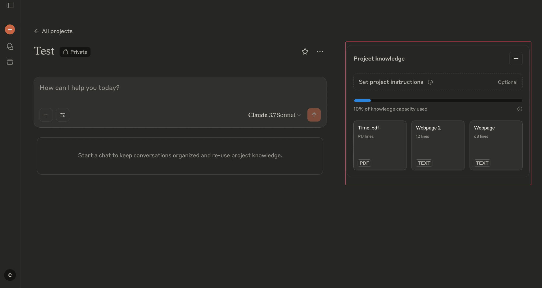What are Claude Projects?