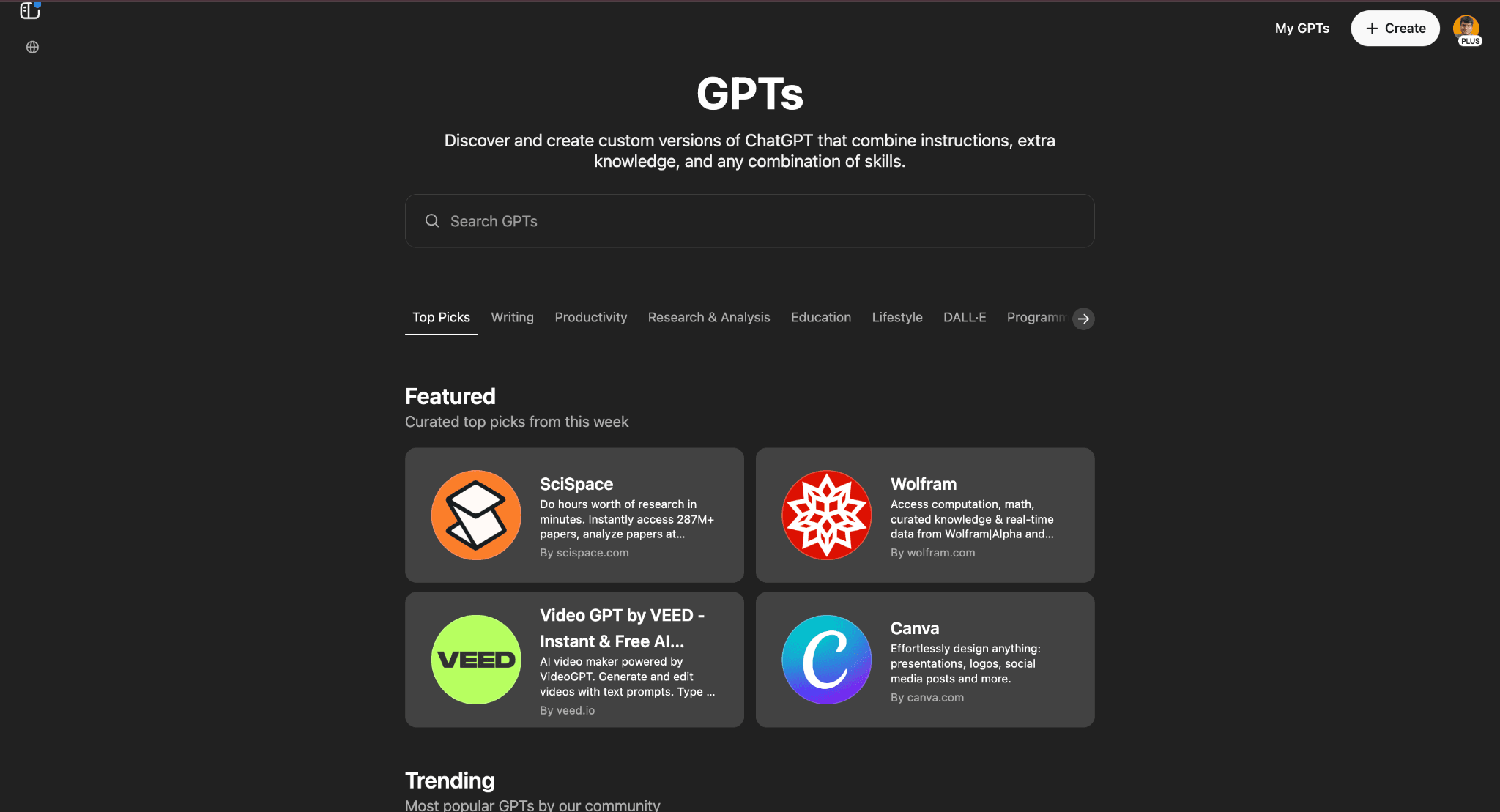 Difference between ChatGPT Custom GPTs and Projects?