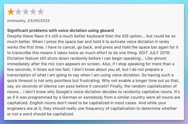 Customer Reviews of Best AI Keyboard for iPhone