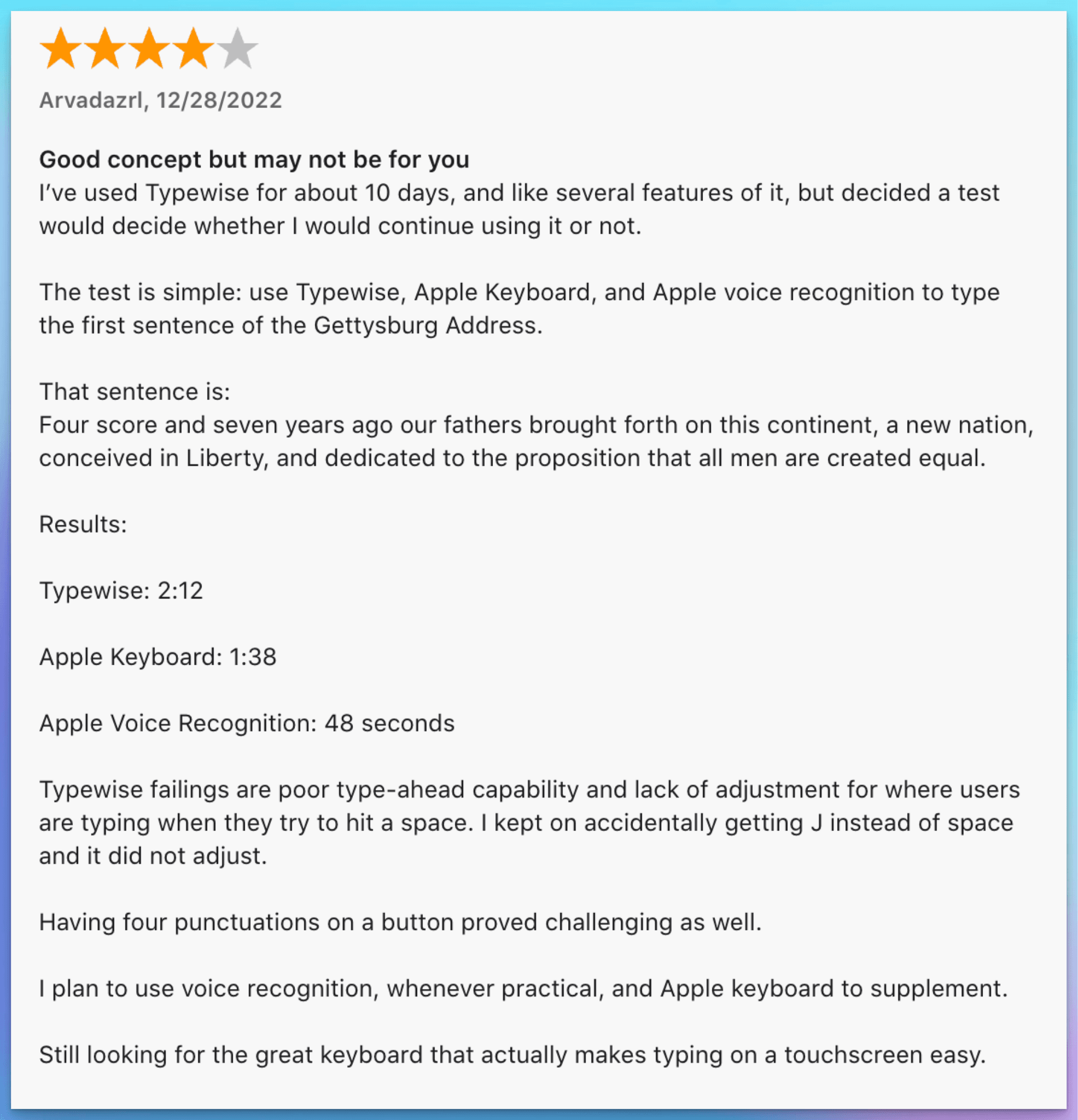 Customer Reviews of Best AI Keyboard for iPhone