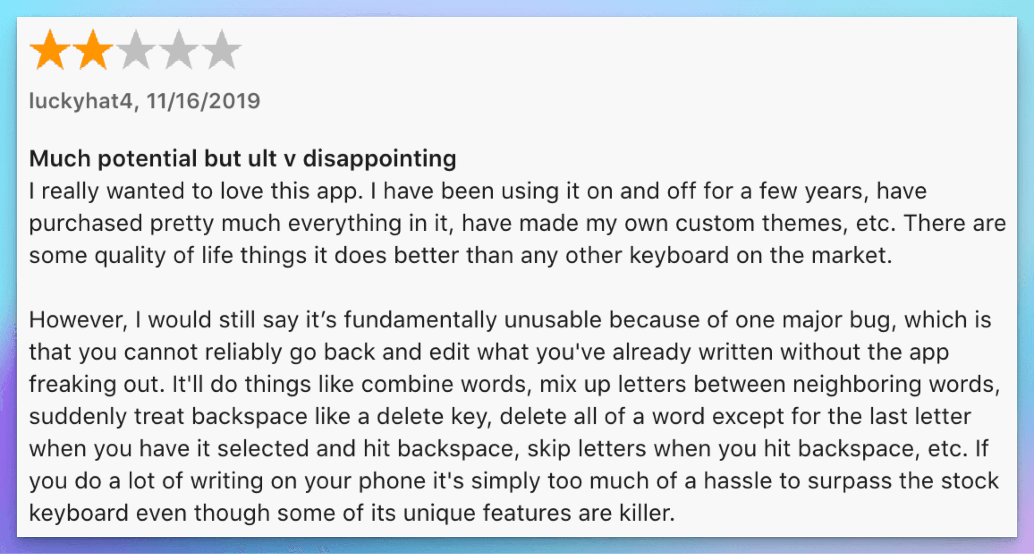 Customer Reviews of Best AI Keyboard for iPhone