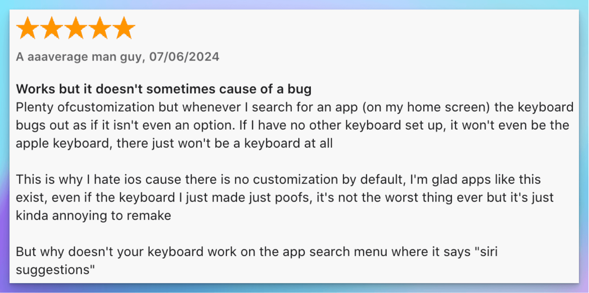 Customer Reviews of Best AI Keyboard for iPhone
