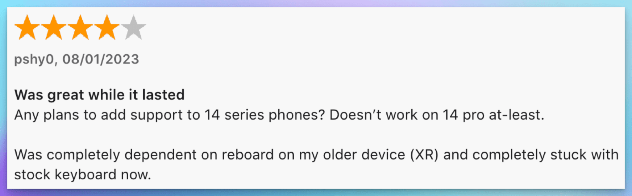 Customer Reviews of Best AI Keyboard for iPhone
