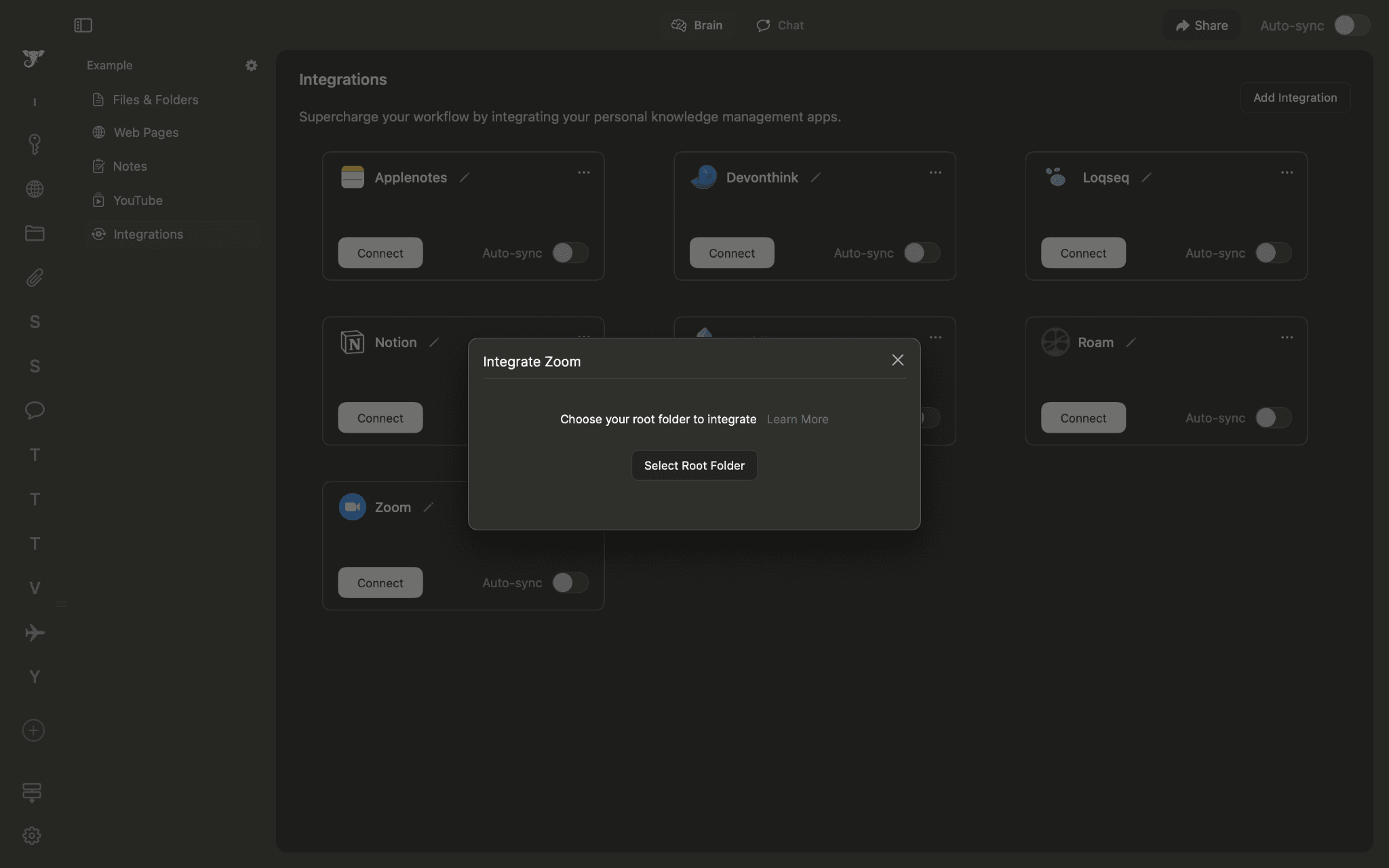 Elephas zoom integration