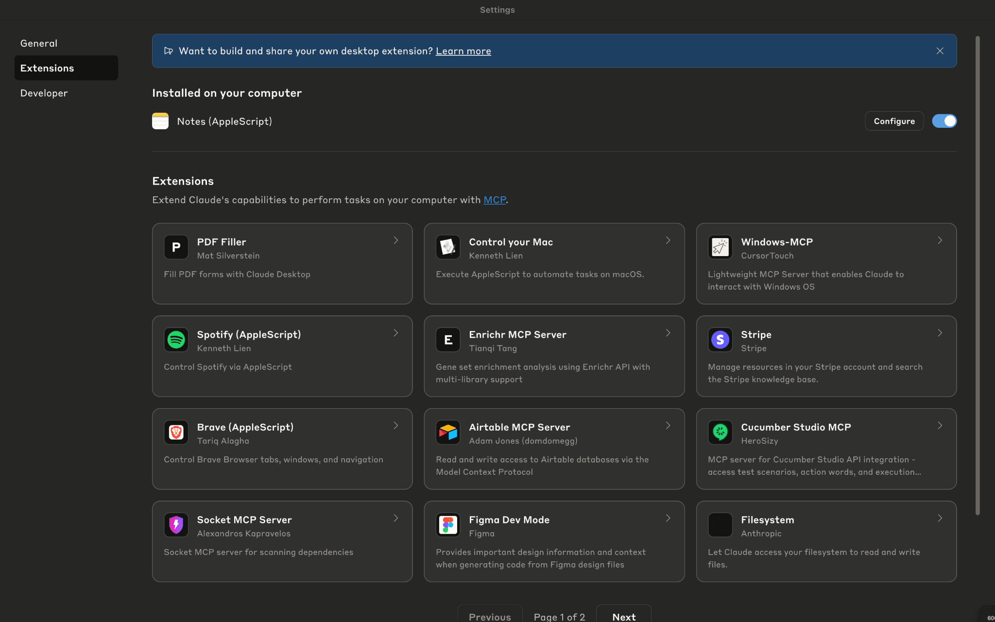 accessing desktop connectors 