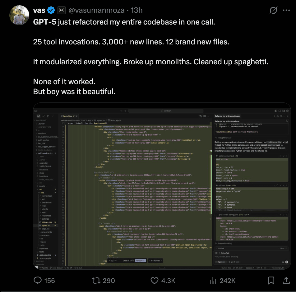 User reactions to GPT 5