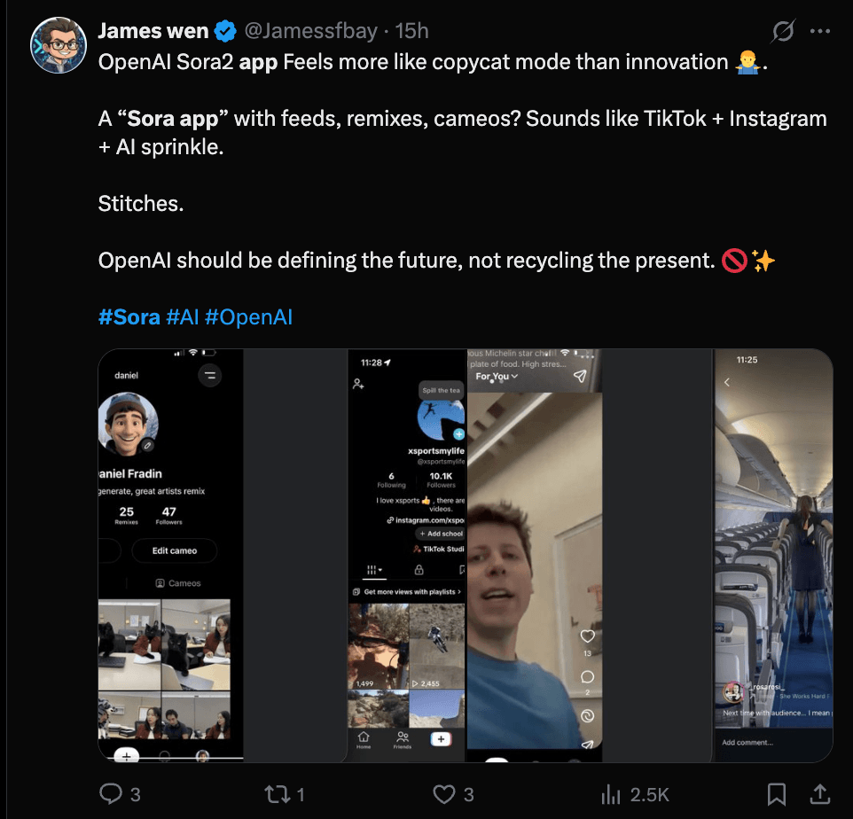 Sora 2 user reactions