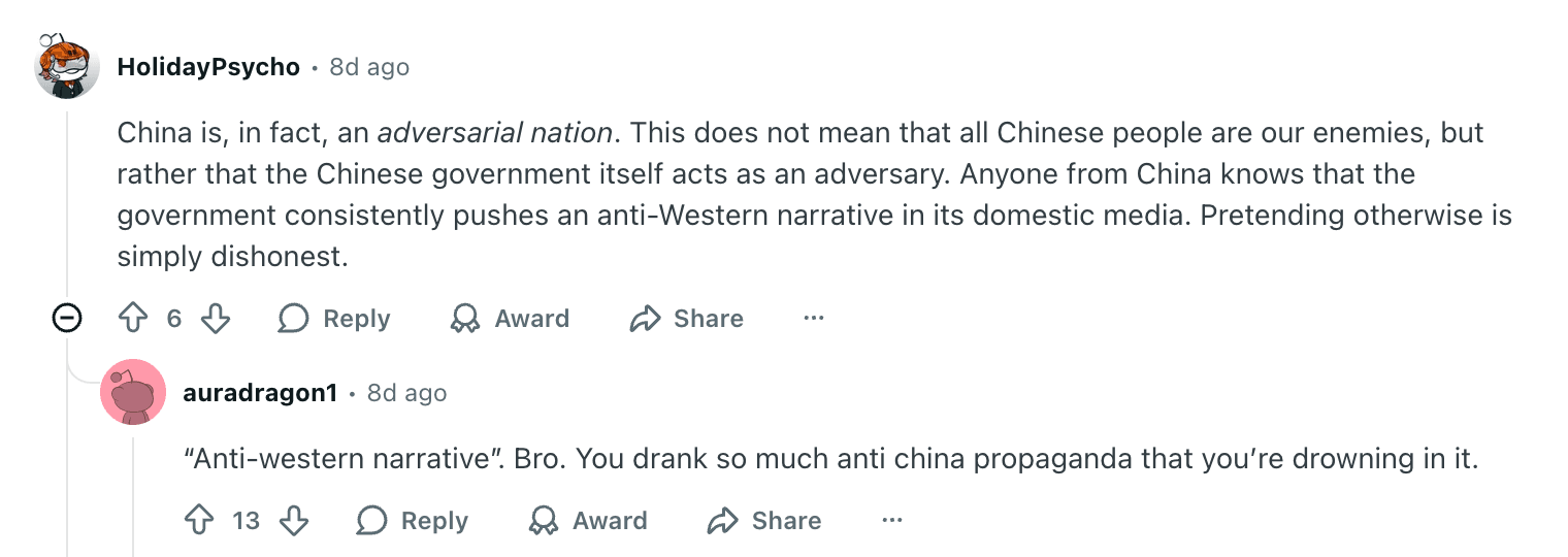 Reddit discussions on Yao Shunyu leaving Anthropic