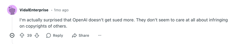 Reddit users reaction to Sora Cameo Controversy