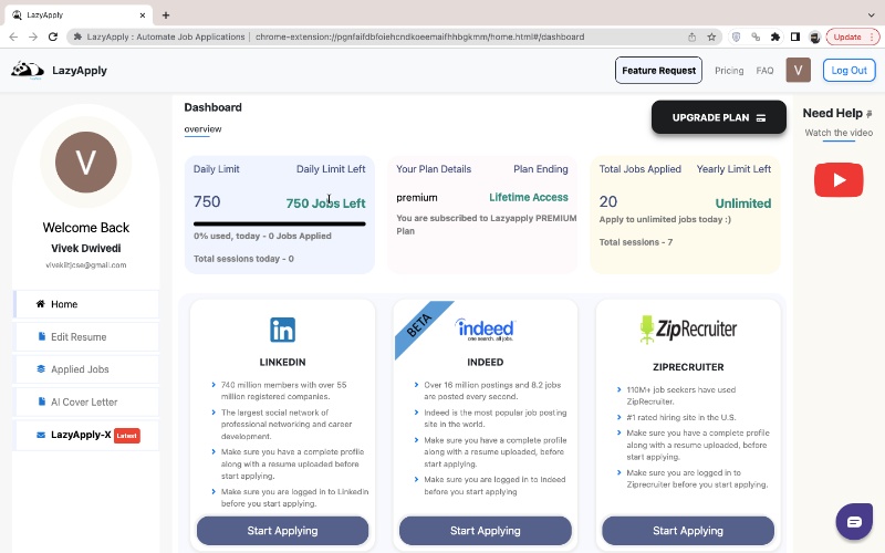 Linkedin easy apply bot