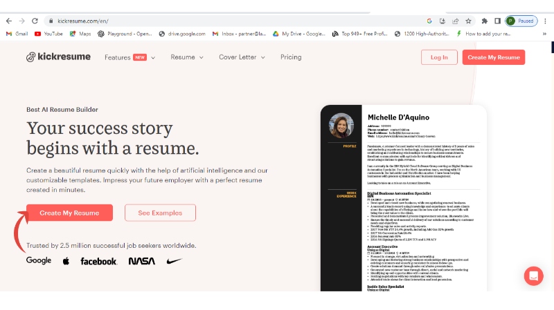 Kickresume Review 2024