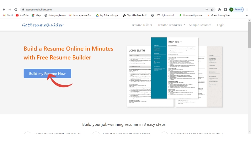 GotResumeBuilder Review 2024