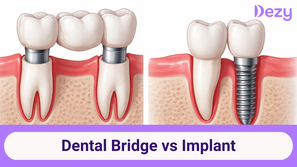 Dental Bridge vs Implant