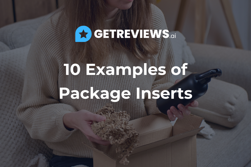 10 Examples of Package Inserts