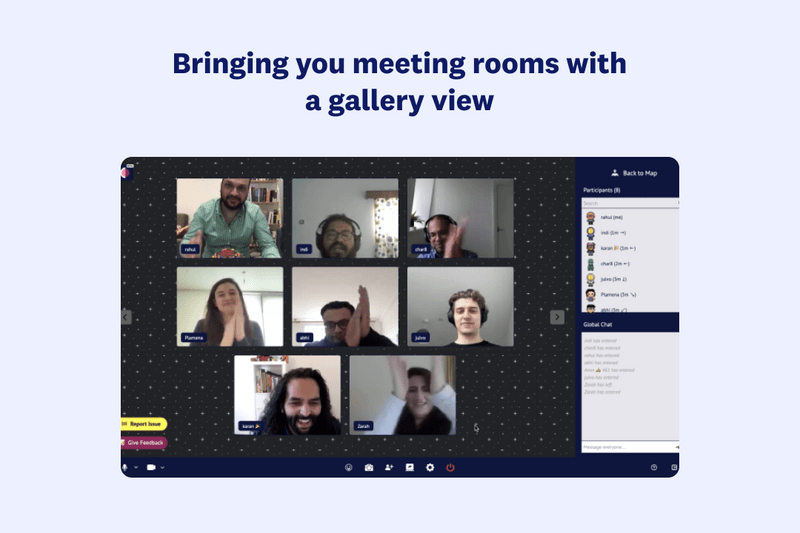 Introducing gallery view and meeting rooms