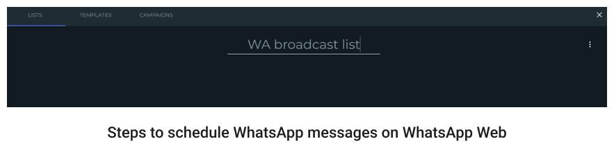How To Schedule WhatsApp Messages on WhatsApp Web?