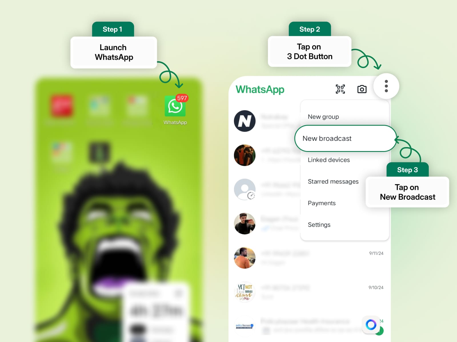 How to Create a Broadcast in WhatsApp