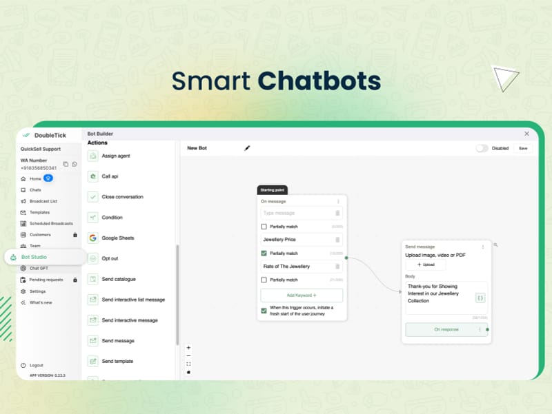 Smart and Efficient Chatbots