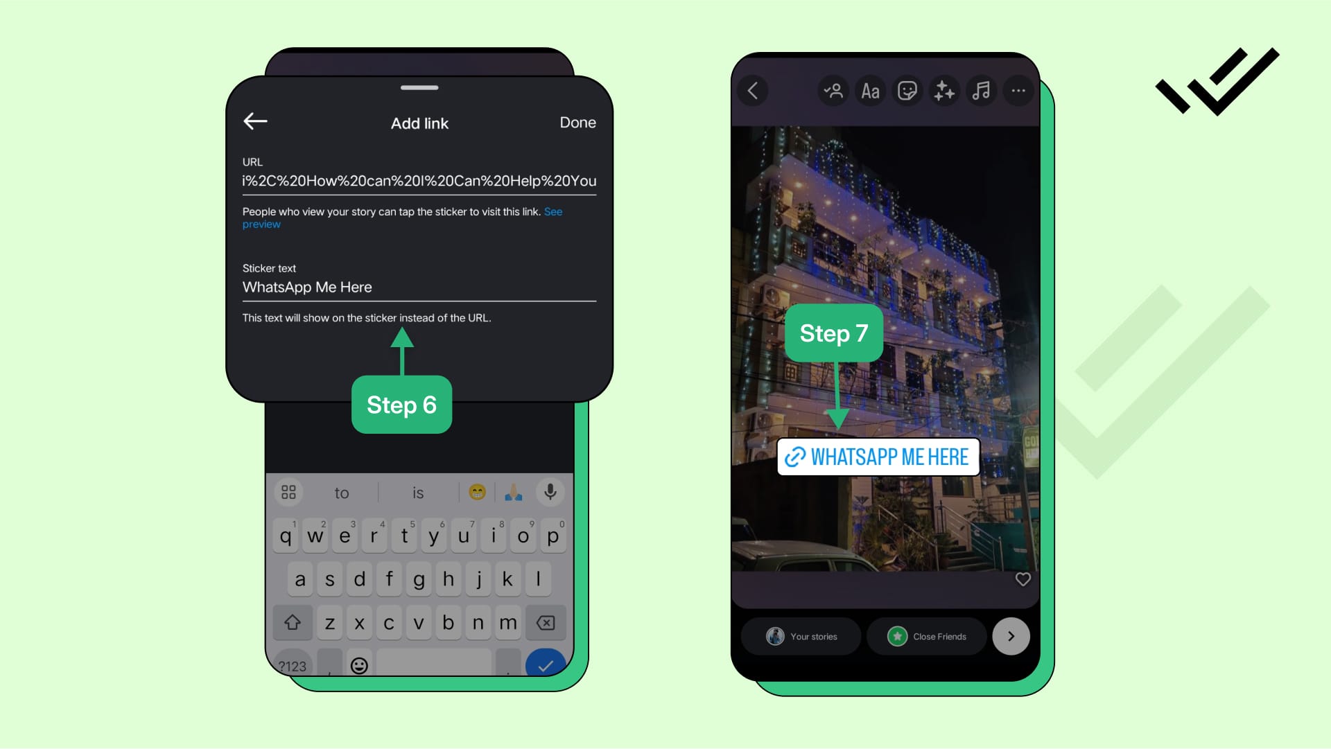 How To Add WhatsApp Link on Instagram Stories
