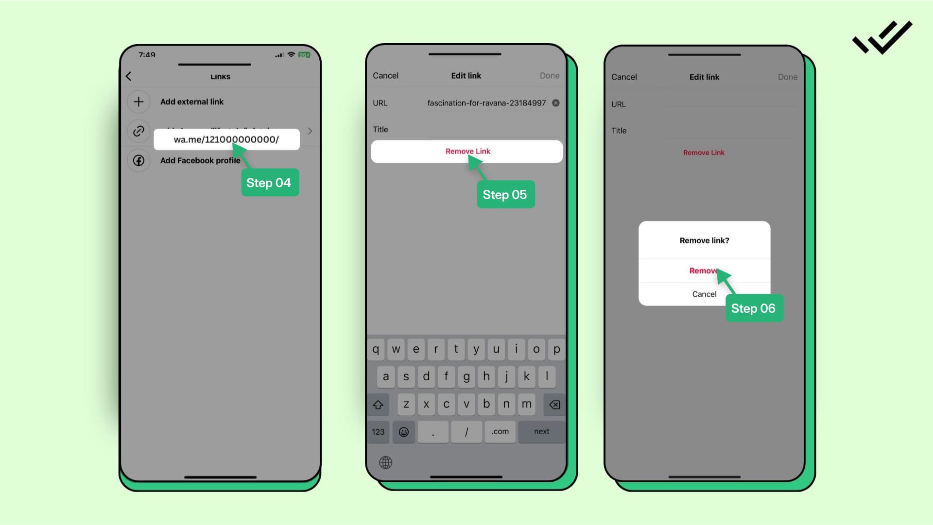 Steps to Remove an Added Link from Instagram Bio