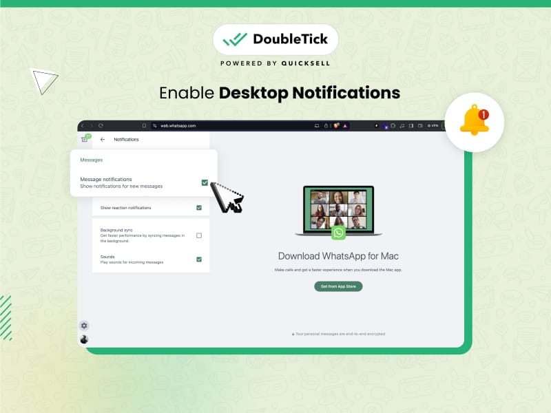 How to Use WhatsApp Web on Multiple Devices Simultaneously - Enable Desktop Notifications