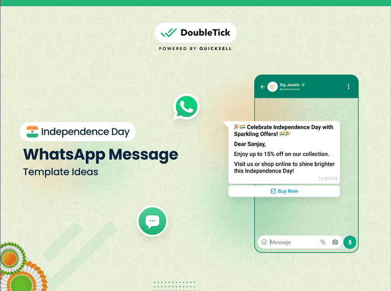 50 WhatsApp Message Template Ideas for Independence Day