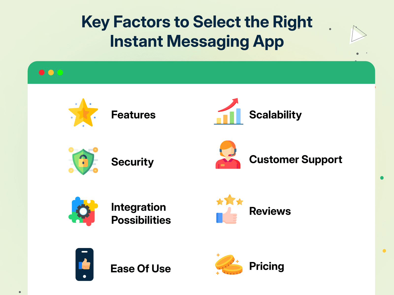 Key Factors to Consider While Choosing an Instant Messaging App for Your Business
